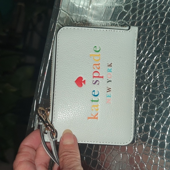 Kate Spade small cardholder wristlet  with extendable strap